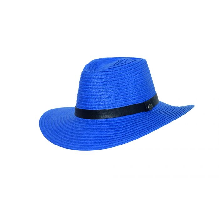 Rigon - UV fedora hat for women - Royal blue