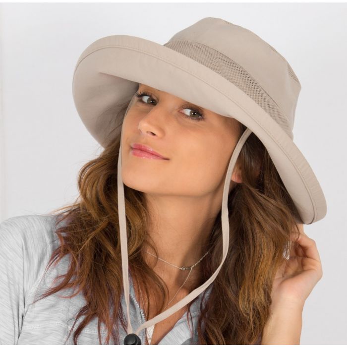 Rigon - UV sun hat for women - Ventilated - Natural