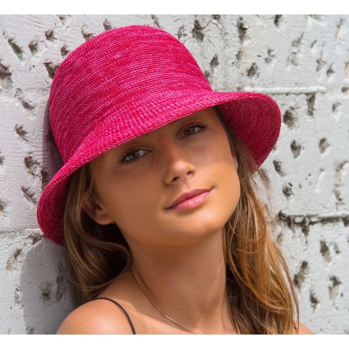 Rigon - Bucket hat for women - Raspberry pink