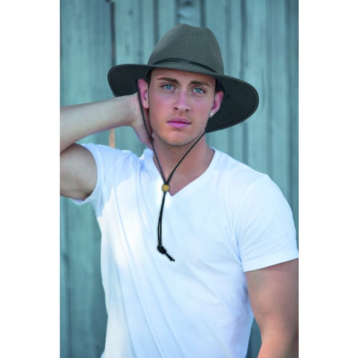 Rigon - UV Safari hat for men - Pewter grey