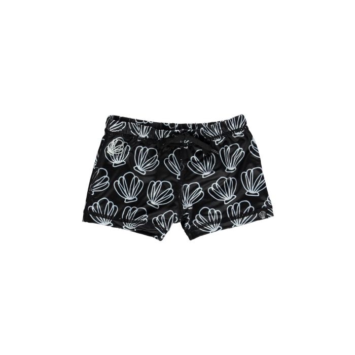 Beach & Bandits - UV swim shorts for children - Shell - Black