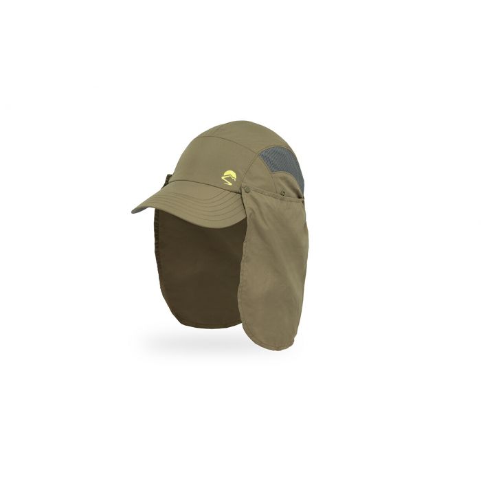 Sunday Afternoons - UV Adventure stow hat with neck cape for adults - Outdoor - Dark Khaki