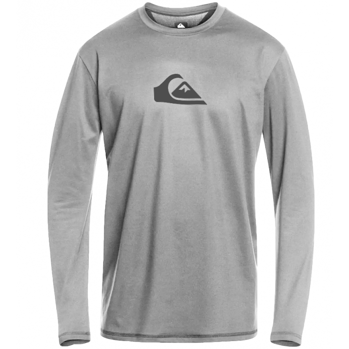 Quiksilver - UV Surf T-shirt for boys - Solid Streak Long sleeve - UPF50 - Gray Violet