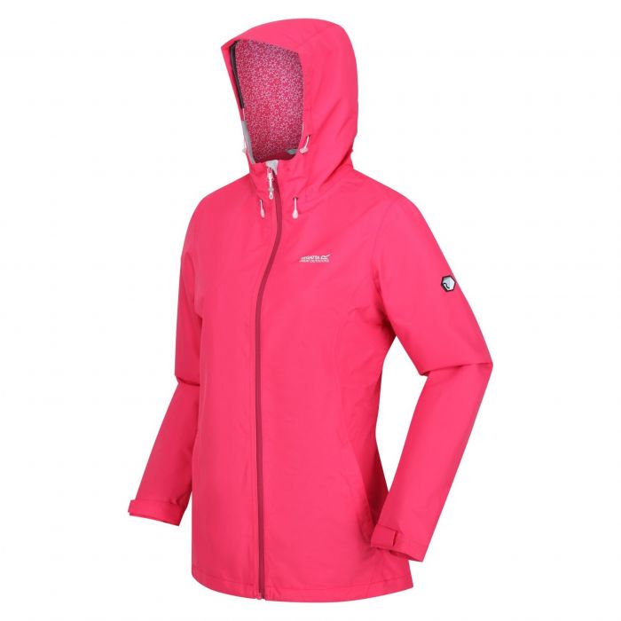 Regatta Waterproof rain jacket for women Hamara III Neon