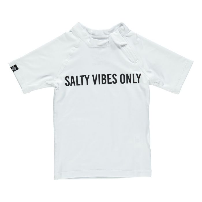 Beach & Bandits - Kids' UV swim shirt - Salty Vibes - White