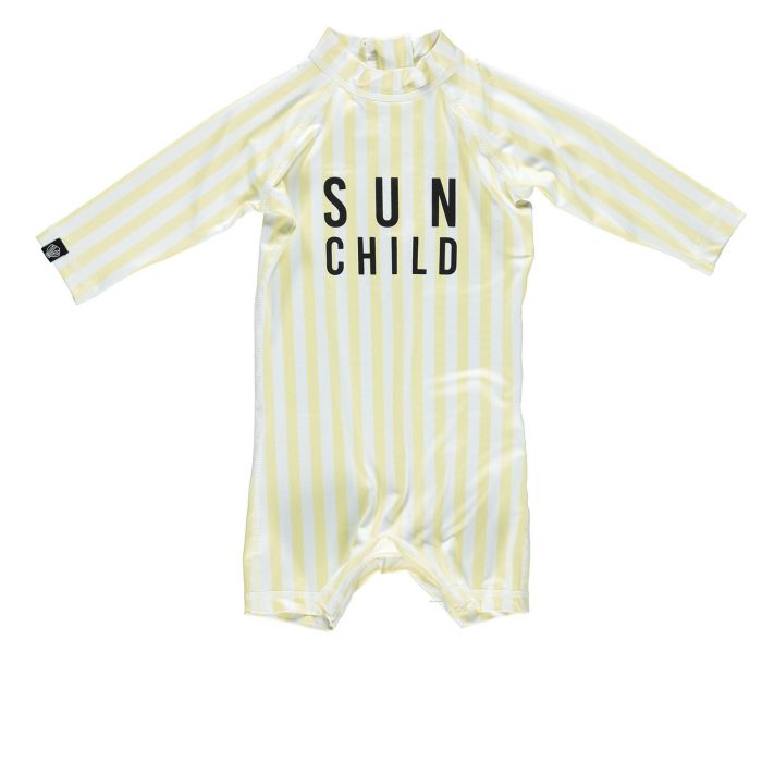 Beach & Bandits - Babies' UV swimsuit - Sun Child - Black/White
