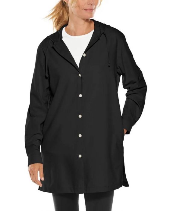 Coolibar - UV Beach Vest for women - Iztapa - Solid - Black