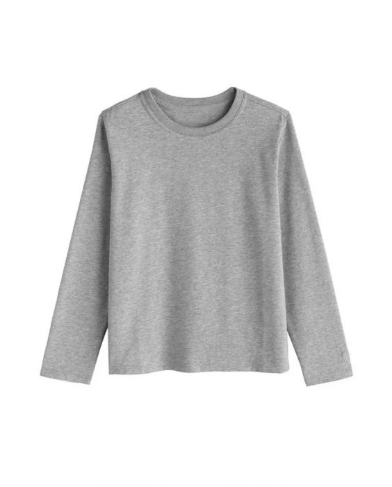 Coolibar - UV shirt for children longsleeve - Grey heather - Front
