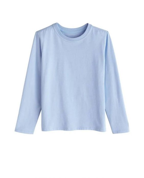 Coolibar - UV Shirt for children - Long sleeve - Coco Plum Everyday - Solid - Vintage Blue