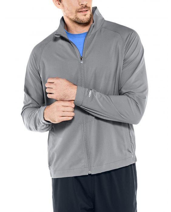 Coolibar - UV Sport Jacket for men - Outspace - Iron