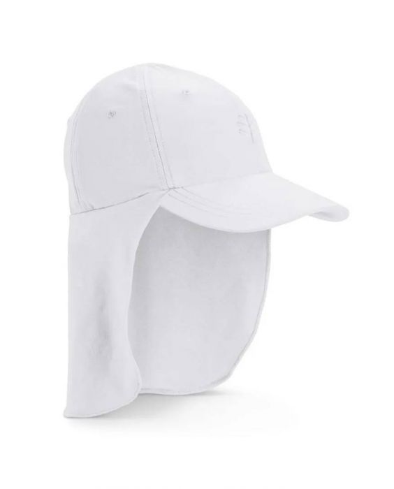 Coolibar - UV All Sport Hat for children - Surfs Up - White