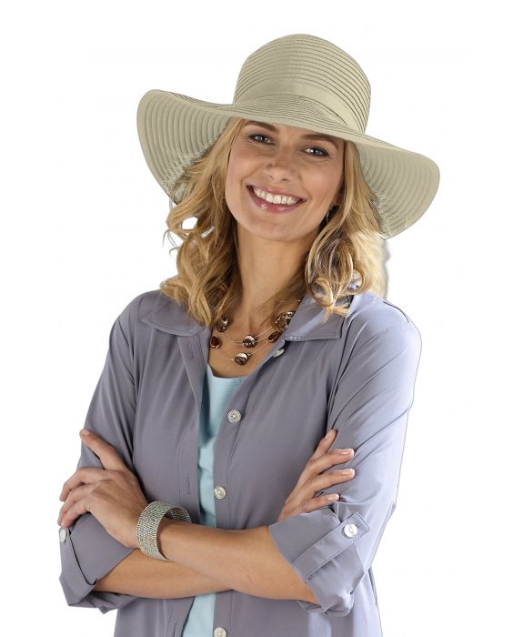 Coolibar - Shapeable Travel UV Sun Hat - Beige