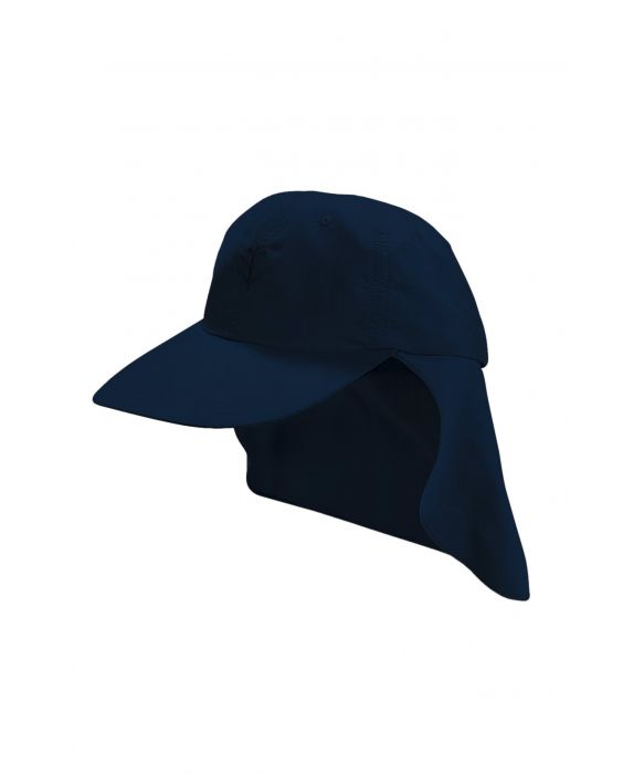Coolibar - UV Sport Cap with neck cover for kids - Alex - Navy