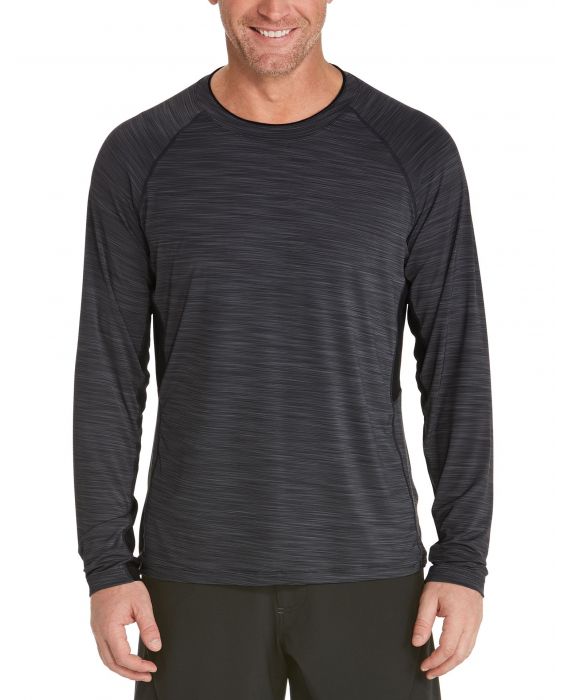 Coolibar - UV Swim Shirt for men - Longsleeve - Ultimate Rash - Graphite