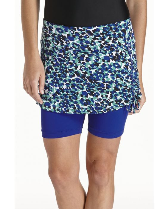 Coolibar - Skirted UV Swim Shorts - Sea Glass