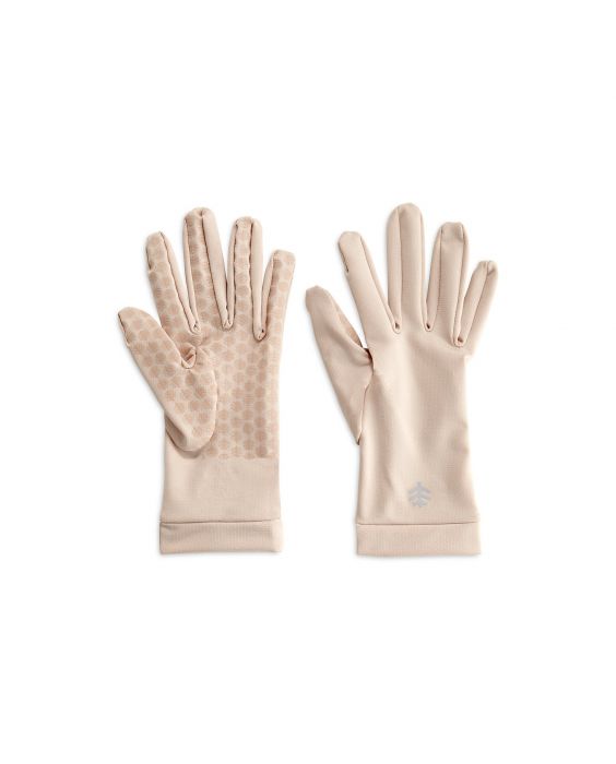Coolibar - UV Sun Gloves for adults - Sawyer - Beige