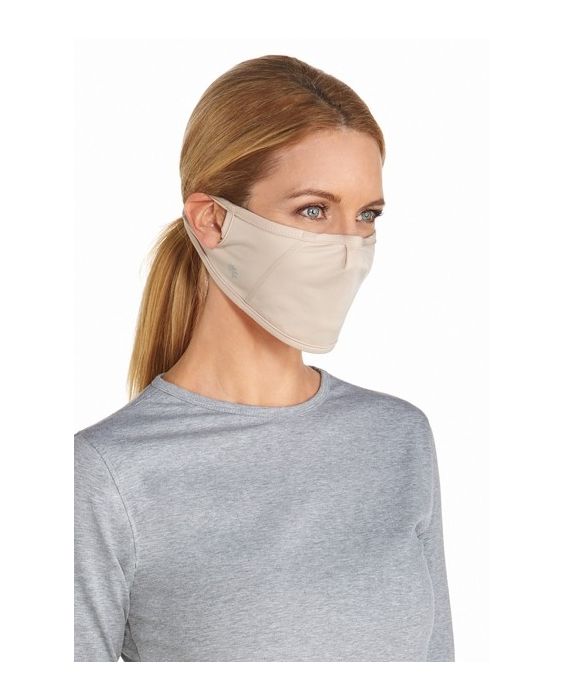 Coolibar - UV resistant Mask for adults - Blackburn - Beige