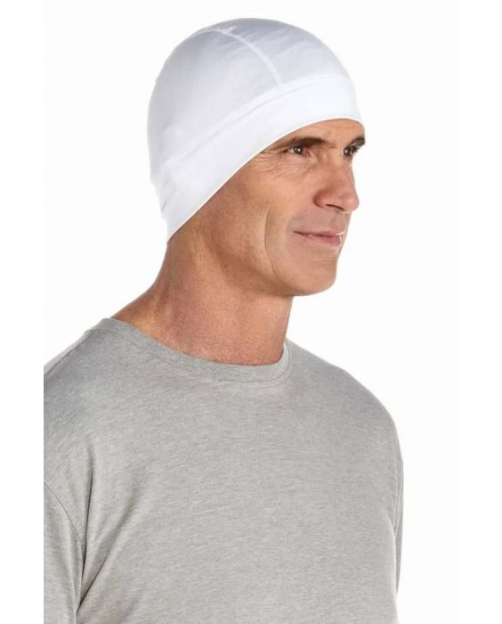 Coolibar - UV Skull Cap for adults - Hubbard - White