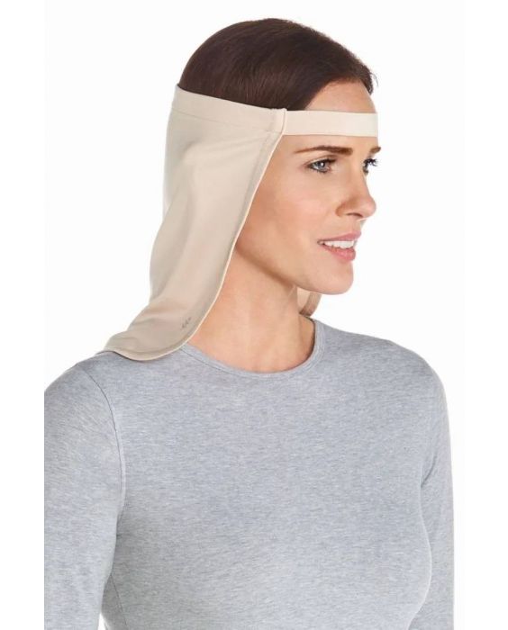 Coolibar - UV Hat Drape for adults - Windom - Beige 