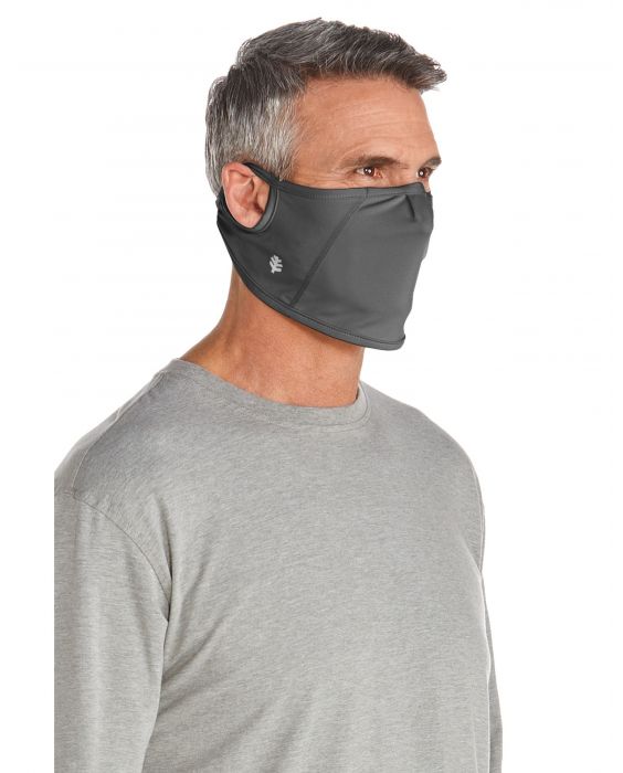 Coolibar - UV resistant Mask for adults - Blackburn - Charcoal