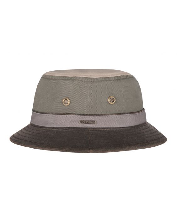 Hatland - UV Bucket hat for men - Yasser - Olivegreen