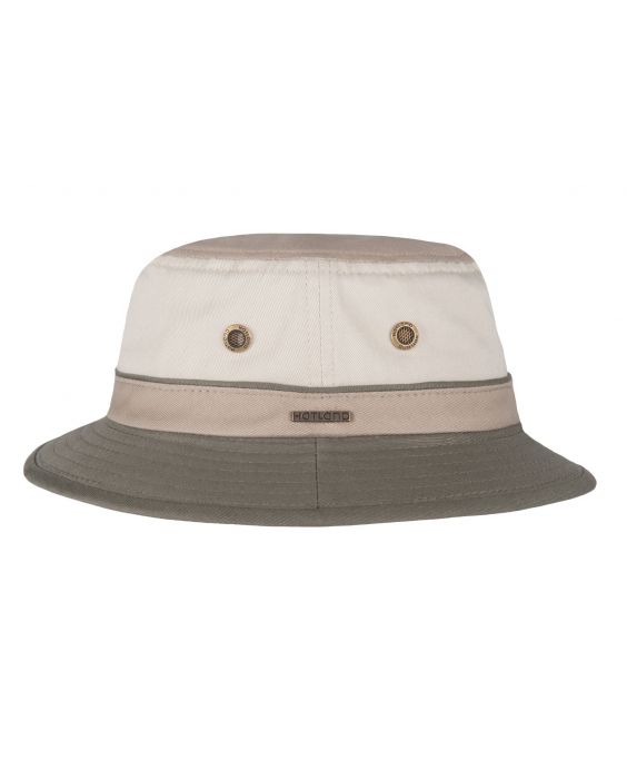 Hatland - UV Bucket hat for men - Yelmer - Putty White