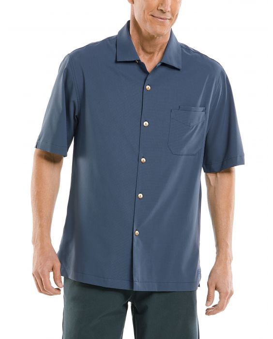 Coolibar - UV Shirt for men - Safari Camp - Navy