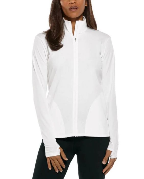 Coolibar - UV Water Jacket for women - Helani - Solid - White 