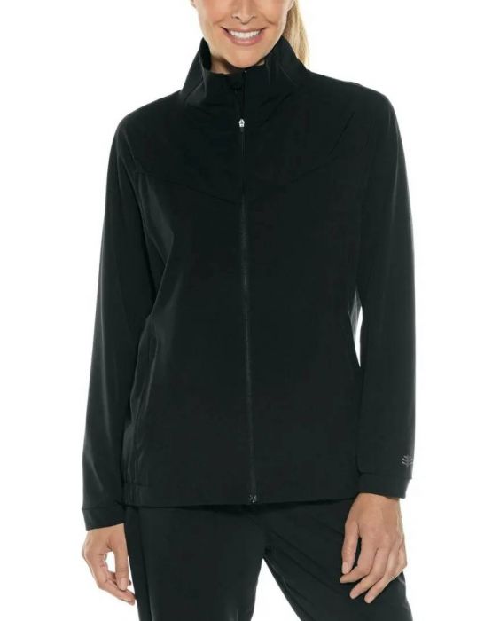 Coolibar - UV Sport Jacket for women - Sprinter - Solid - Black