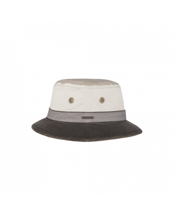 Hatland - UV Bucket hat for men - Yasser - Putty white