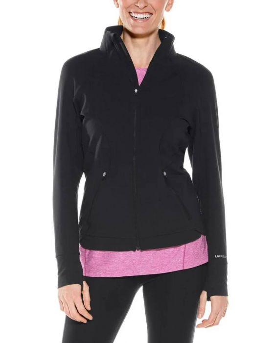 Coolibar - UV Jacket for women - Interval - Solid - Black