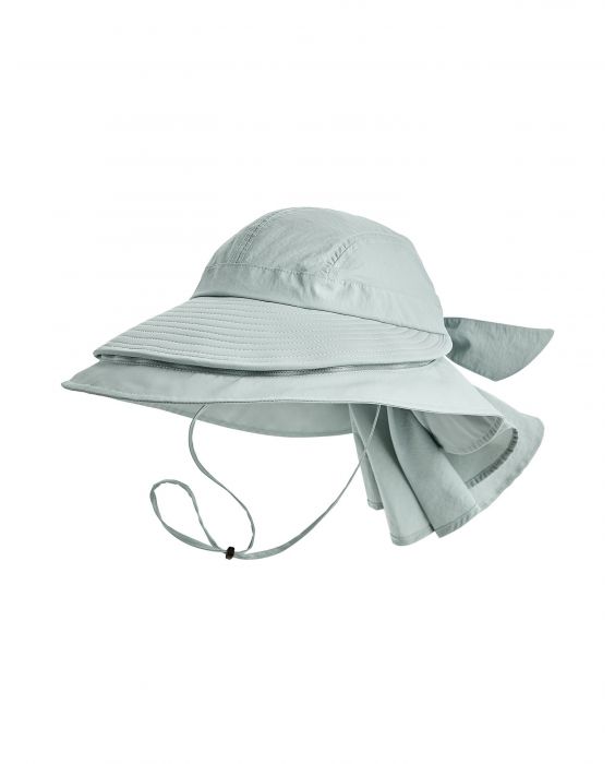 Coolibar - UV Convertible Explorer Hat for women - Tatum - Sage