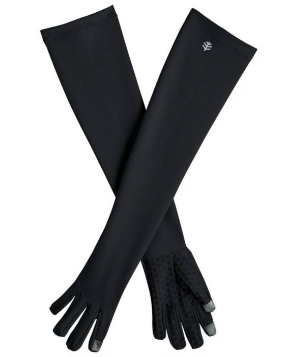 Coolibar - UV Long Gloves for adults - Culebra - Black