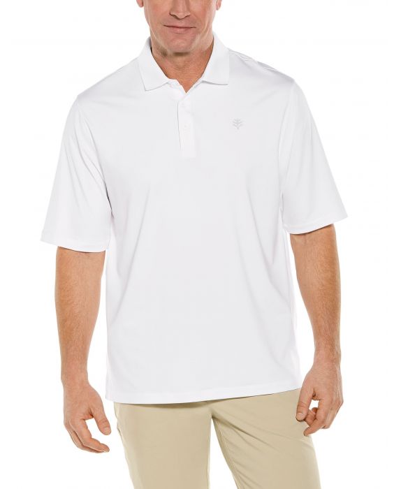 Coolibar - UV Sport Polo for men - Erodym Golf - White