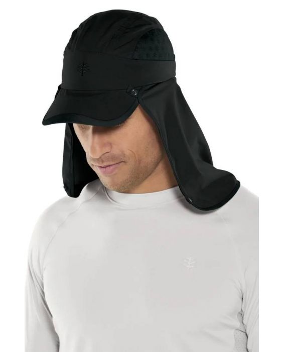 Coolibar - UV Sport Cap for adults - Agility - Black