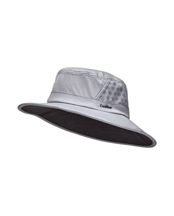 Coolibar - UV Golf Hat for adults - Fore - Steel Grey 