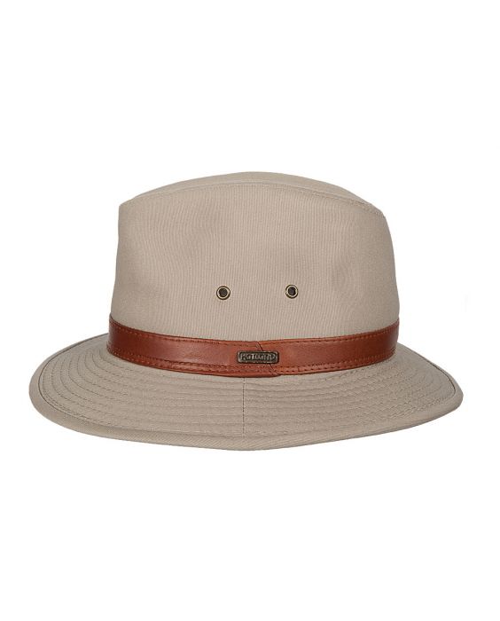 Hatland - UV Bucket hat for men - BushWalker - Beige
