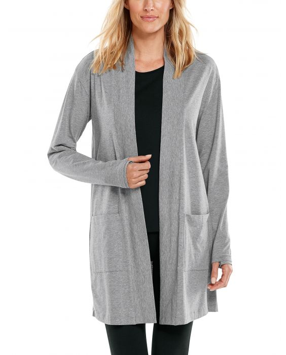 Coolibar - UV Cardigan for women - Corbella - Grey