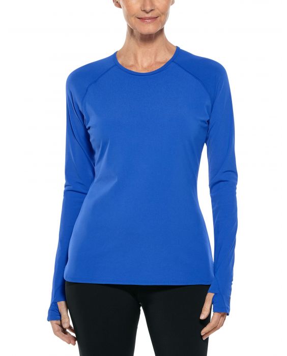 Coolibar - UV Swim shirt for women - Longsleeve - Kawela - Baja Blue