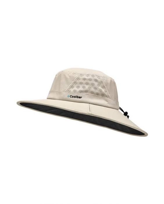 Coolibar - UV Golf Hat for adults - Fore - Stone