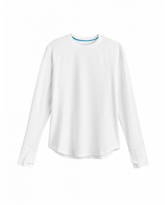 Coolibar - UV Shirt for women - Longsleeve - LumaLeo - White