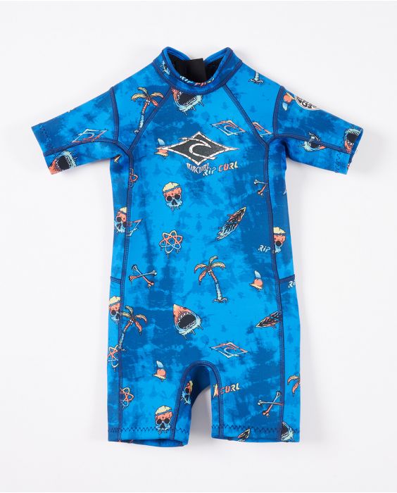 Rip Curl - UV Swim suit for children - Savages - Short sleeve - Ocean Blue