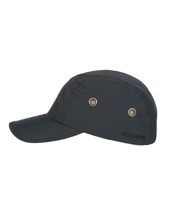 Hatland - Water-resistant UV Baseball cap for men - Reef - Black