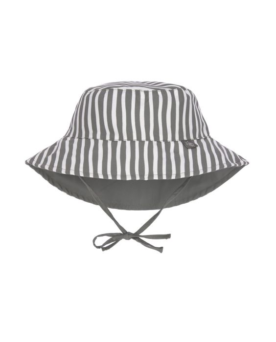 Lässig - Reversible UV Bucket hat for babies - Stripes - Olive