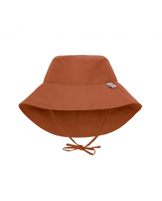 Lässig - UV sun protection long neck hat for kids - Rust