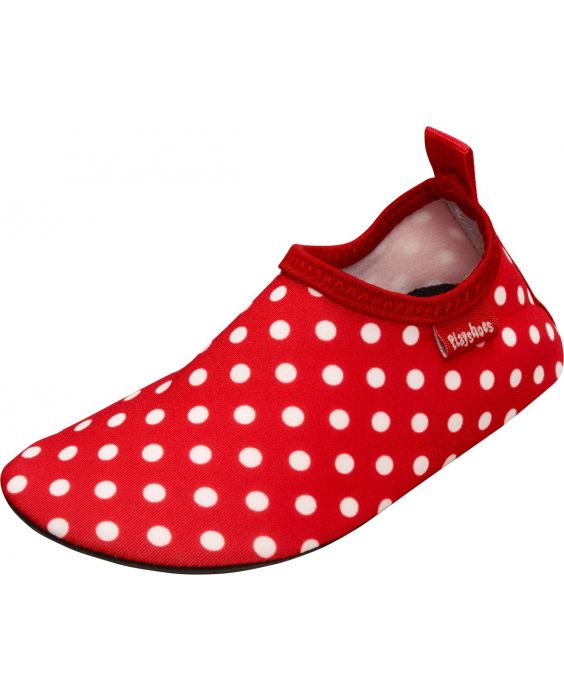 Playshoes - UV swim shoes for children - Dots - Red - Front
