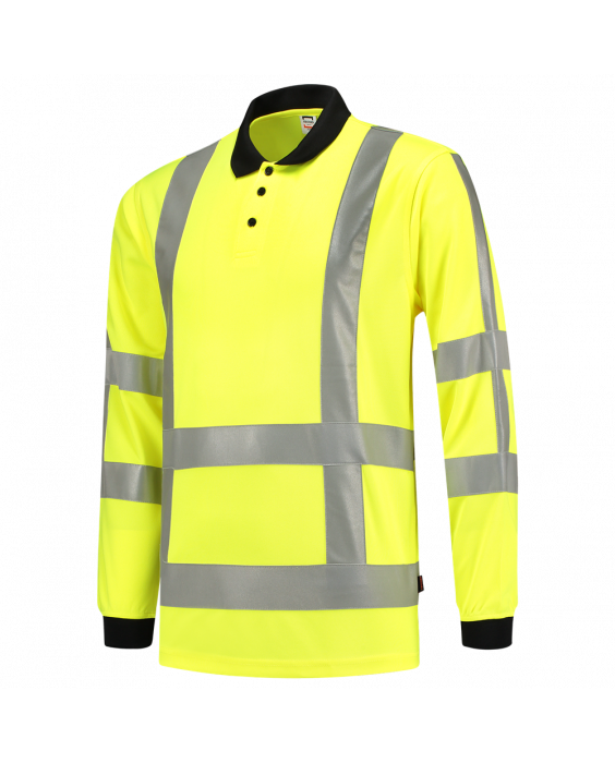 Tricorp - Poloshirt RWS Long Sleeve For Adults - Birdseye - Yellow