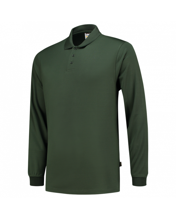 Tricorp - UV Block Poloshirt Long Sleeve For Adults - Cooldry - Bottlegreen