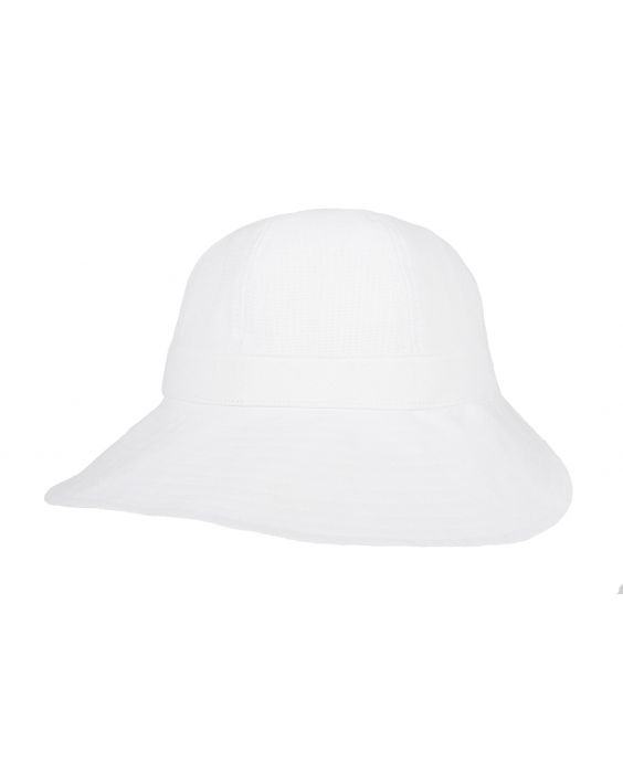 Hatland - UV Cloche sun hat for women - Verony - White