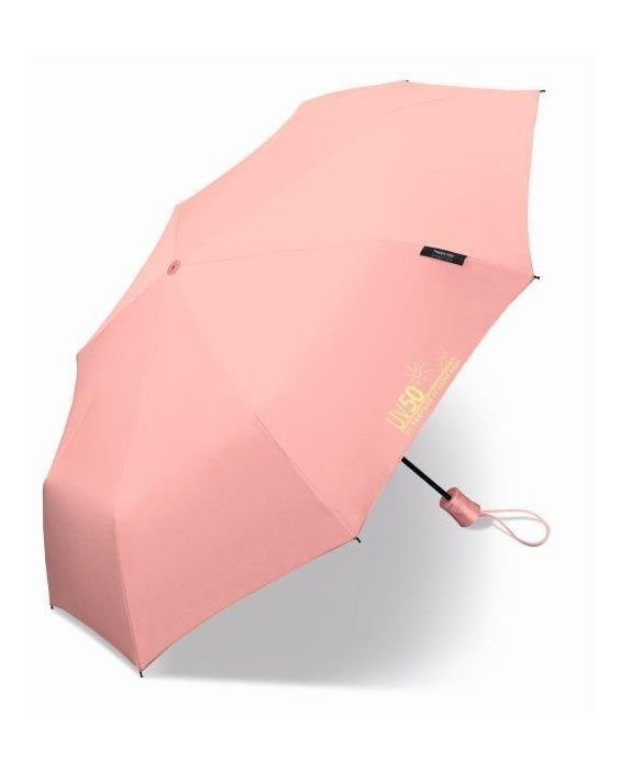 Happy Rain - Mini umbrella with UV protection - Automatic - Pink